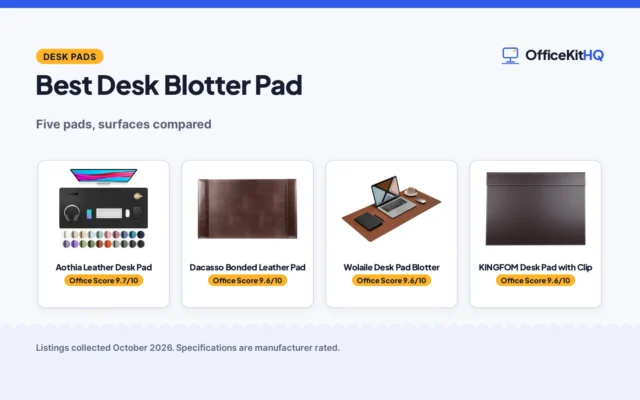 Best Desk Blotter Pad (2026): 5 Pads Compared