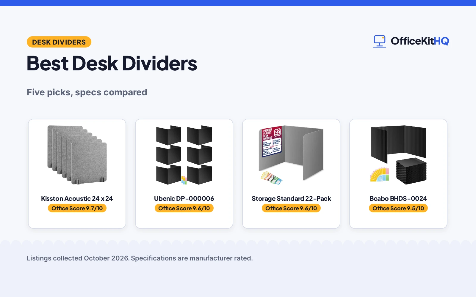 Best Desk Dividers (2026): 5 Classroom Picks Compared