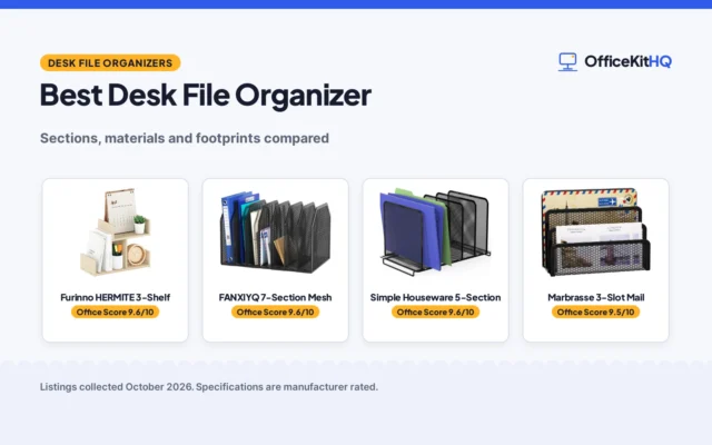 Best Desk File Organizer (2026): 5 Picks Compared