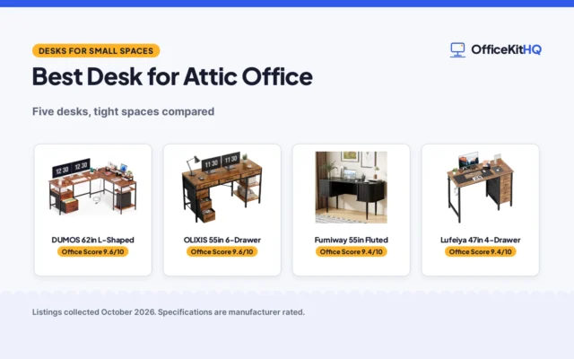 Best Desk for Attic Office (2026)