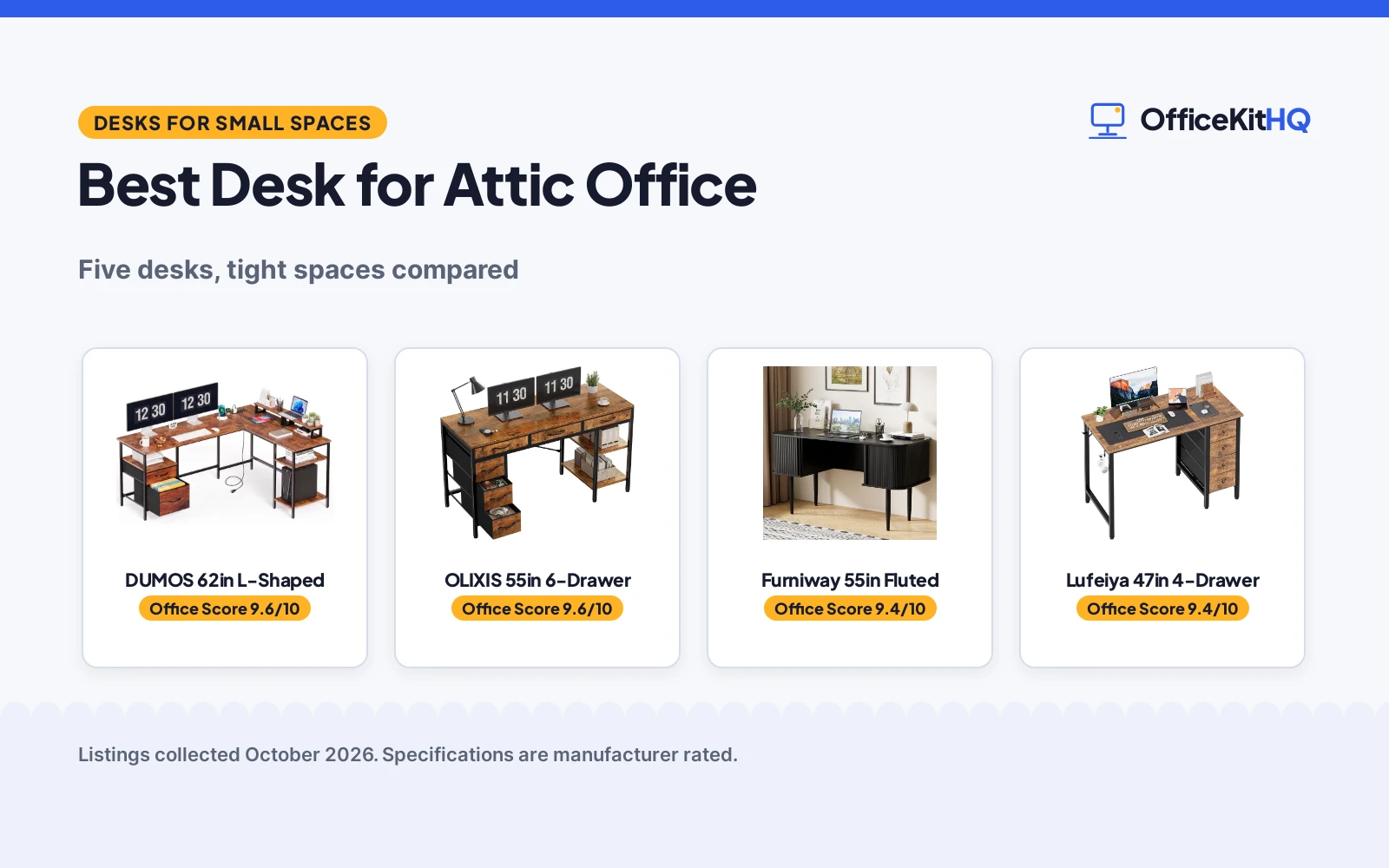 Best Desk for Attic Office (2026)