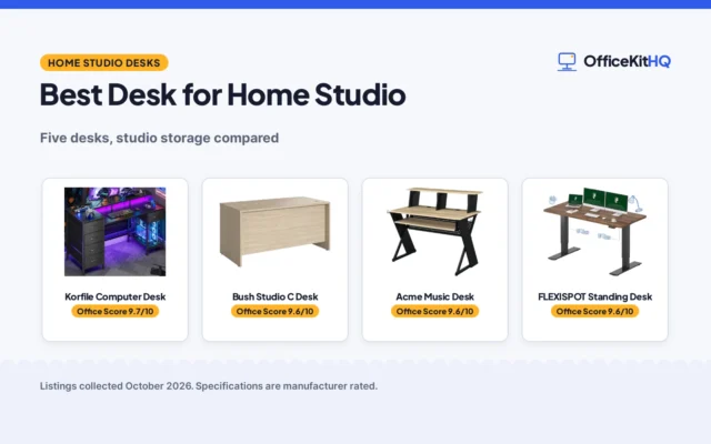 Best Desk for Home Studio (2026)