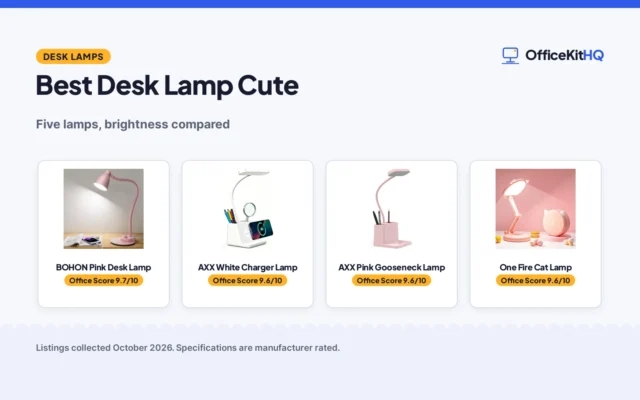 Best Desk Lamp Cute (2026): 5 Picks Compared