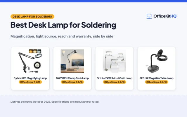 Best Desk Lamp for Soldering (2026): 4 Compared
