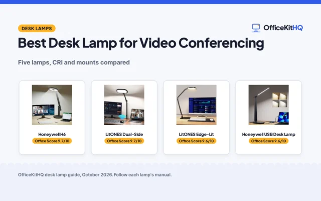 Best Desk Lamp for Video Conferencing (2026): 5 Lamps Compared