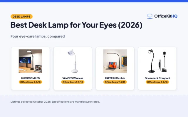 Best Desk Lamp for Your Eyes (2026): 4 Picks Compared