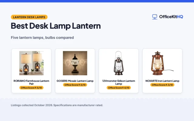 Best Desk Lamp Lantern (2026): 5 Lantern Lamps Compared