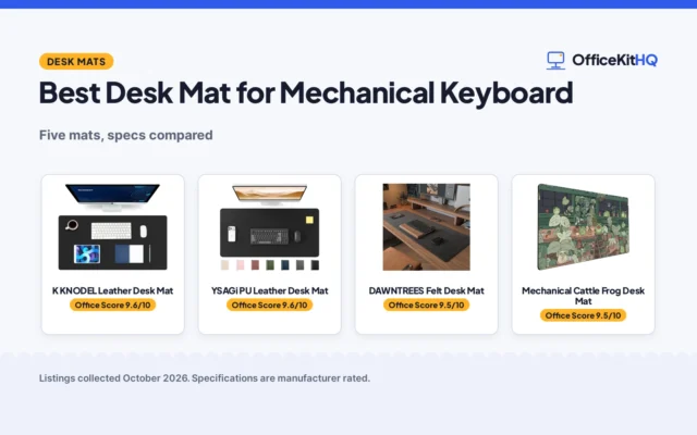 Best Desk Mat for Mechanical Keyboard: 5 Picks Compared