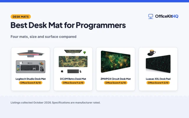 Best Desk Mat for Programmers (2026): 4 Mats Compared