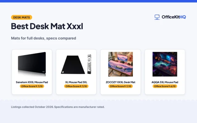 Best Desk Mat Xxxl (2026): 4 Desk Mats Compared