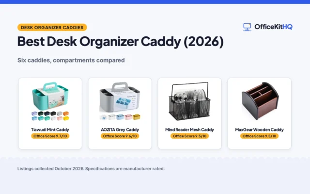 Best Desk Organizer Caddy (2026): 6 Picks Compared