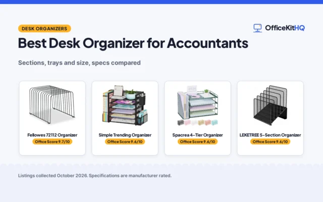 Best Desk Organizer for Accountants (2026): 5 Picks Compared