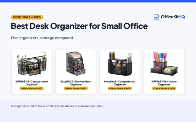 Best Desk Organizer for Small Office (2026): 5 Compared