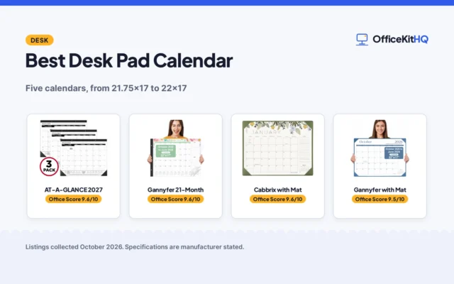 Best Desk Pad Calendar (2026): 5 Compared