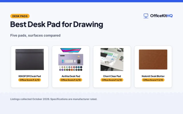 Best Desk Pad for Drawing (2026): 5 Picks Compared