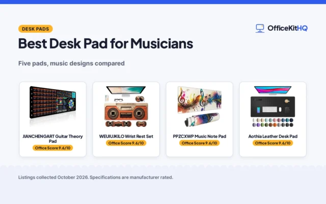 Best Desk Pad for Musicians (2026)