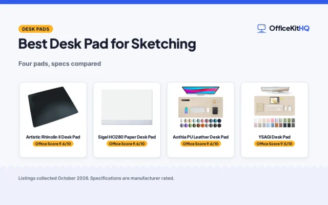 Best Desk Pad for Sketching (2026): 4 Picks Compared