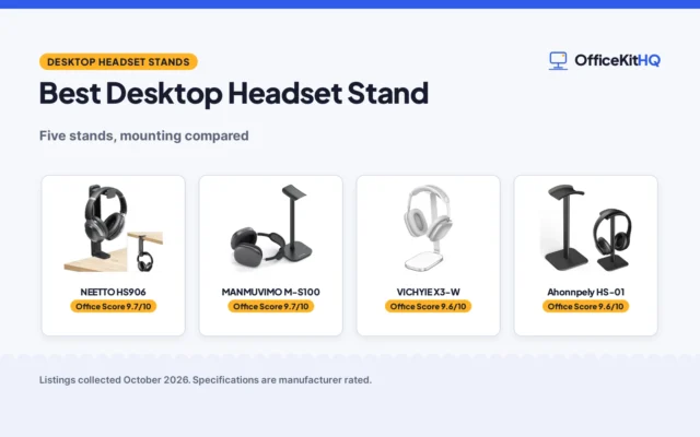 Best Desktop Headset Stand (2026): 5 Compared