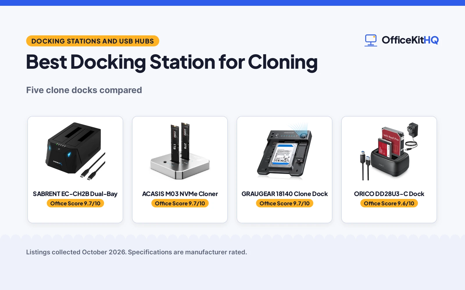 Best Docking Station for Cloning: 5 Compared