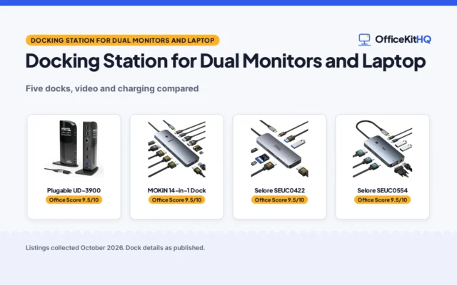 The best docking station for dual monitors and laptop (2026)
