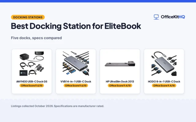 Best Docking Station for EliteBook: 5 Docks Compared