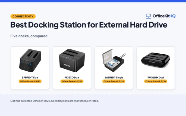 Best Docking Station for External Hard Drive (2026): 5 Compared
