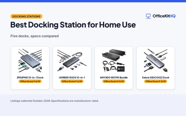 Best Docking Station for Home Use: 5 Docks Compared