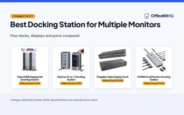 Best Docking Station for Multiple Monitors (2026): 4 Picks