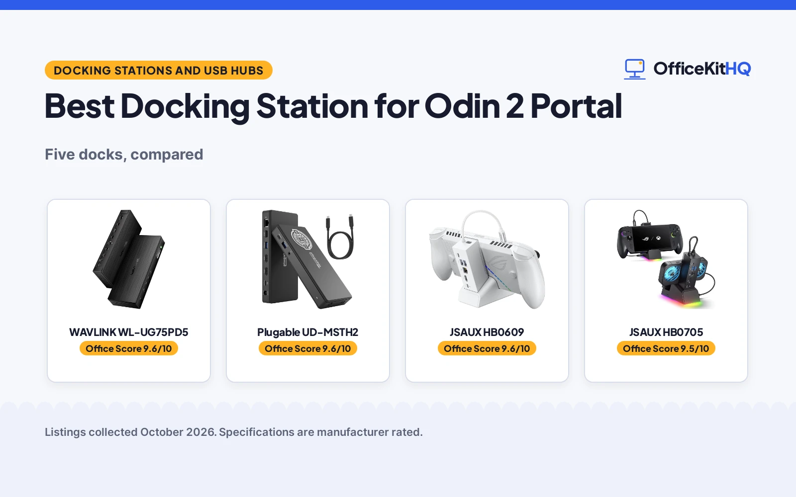 Best Docking Station for Odin 2 Portal (2026): 5 Compared