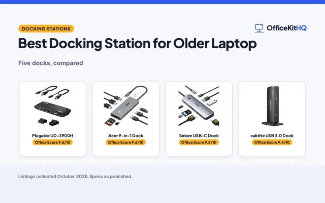 Best Docking Station for Older Laptop (2026): 5 Picks Compared