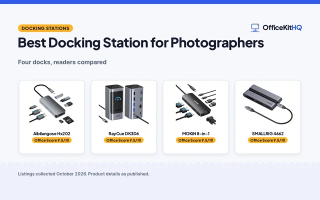 Best Docking Station for Photographers (2026): 4 Compared