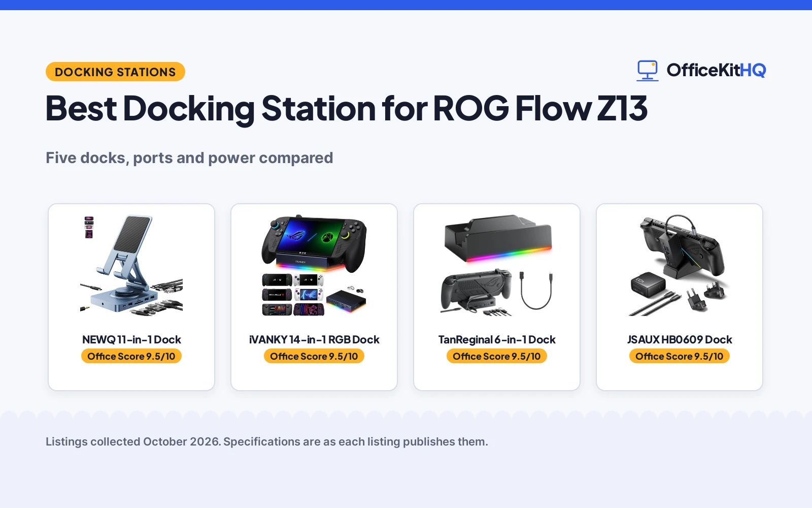 Best Docking Station for ROG Flow Z13 (2026): 5 Compared