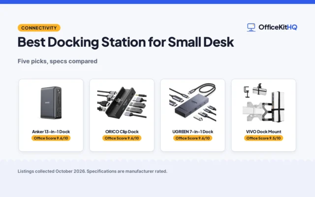 Best Docking Station for Small Desk (2026): 5 Compared