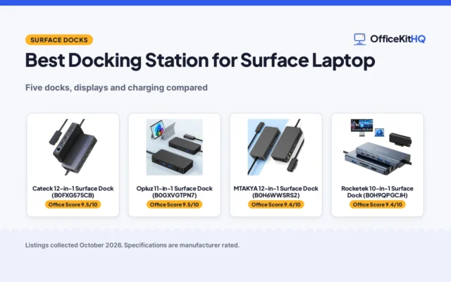 Best Docking Station for Surface Laptop: 5 Triple-Display Docks