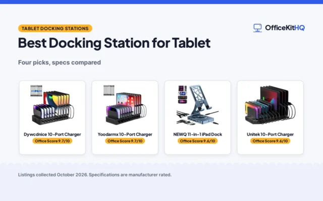 Best Docking Station for Tablet (2026): 4 Docks Compared