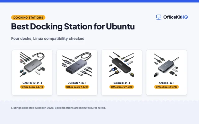 Best Docking Station for Ubuntu: 4 Docks Compared