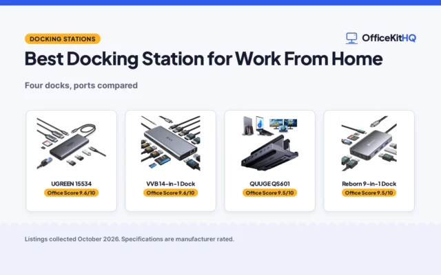 Best Docking Station for Work From Home (2026): 4 Docks Compared