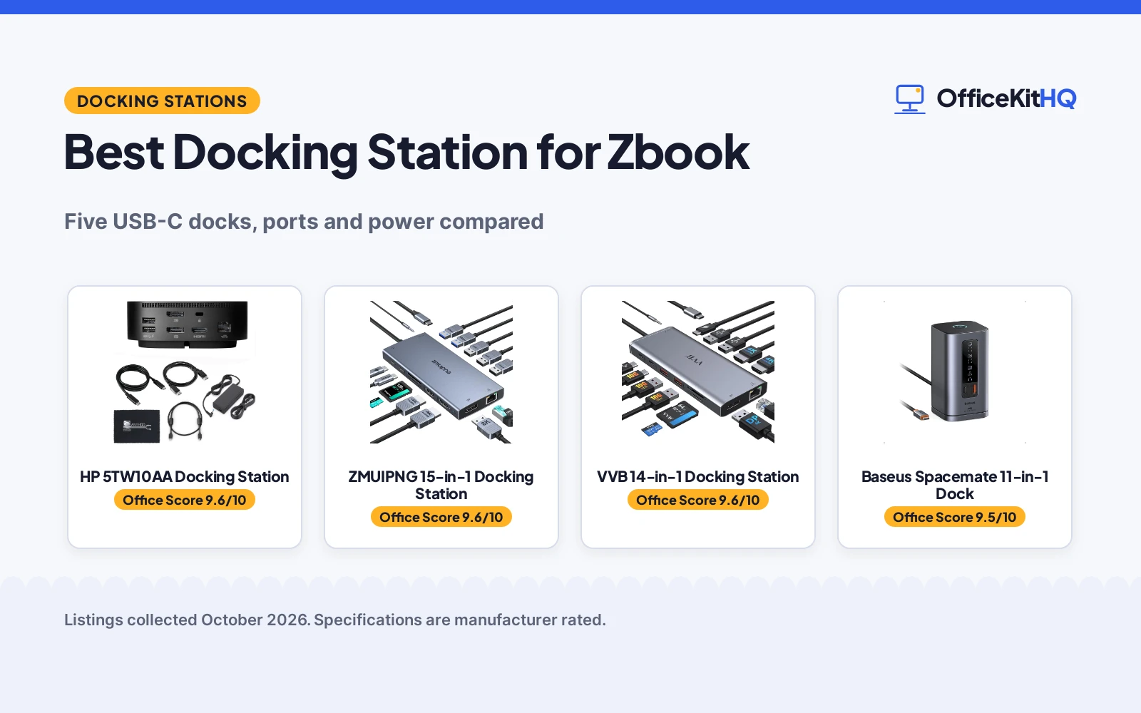 Best Docking Station for Zbook (2026)