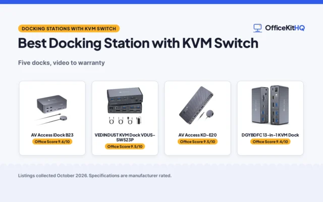 Best Docking Station with KVM Switch (2026): 5 Dual-PC Picks
