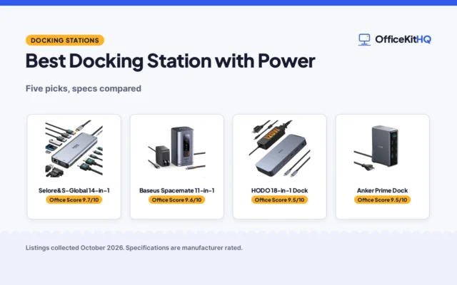 Best Docking Station with Power (2026): 5 Docks Compared