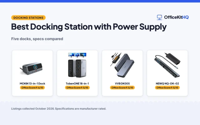 Best Docking Station with Power Supply (2026): 5 Compared