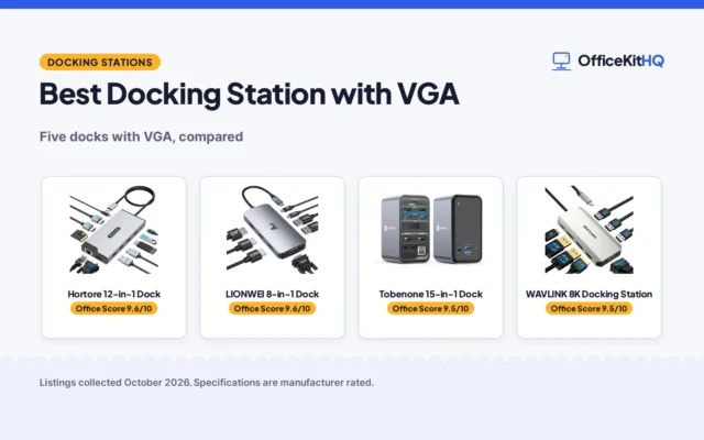 Best Docking Station with VGA: 5 Docks Compared
