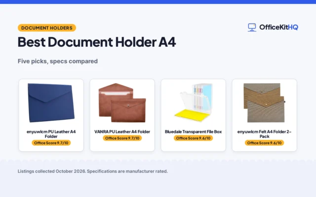 Best Document Holder A4 (2026): 5 Picks Compared