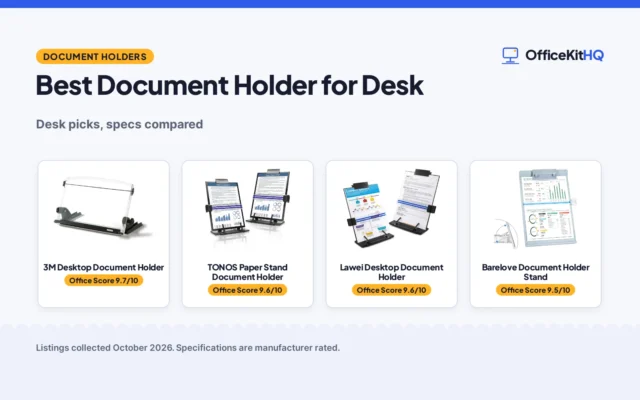 Best Document Holder for Desk (2026): 5 Picks Compared