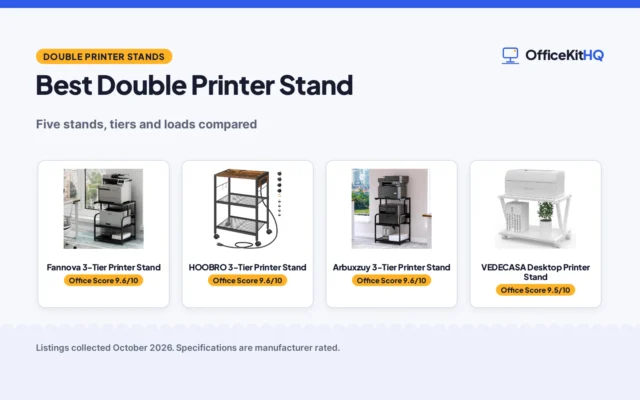 Best Double Printer Stand (2026): 5 Stands Compared