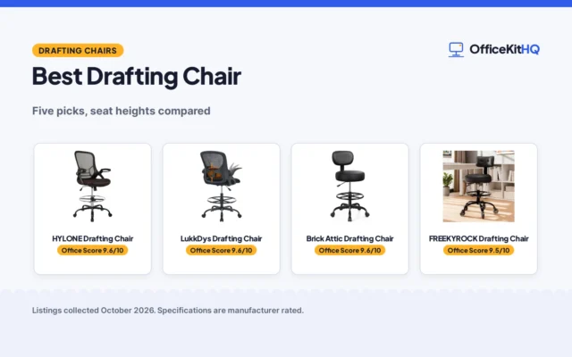 Best Drafting Chair (2026): 5 Picks for Standing Desks