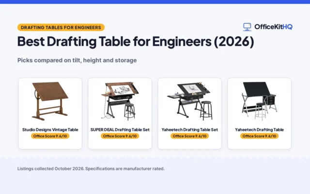 Best Drafting Table for Engineers (2026): 5 Picks Compared