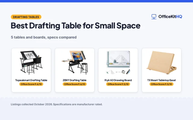 Best Drafting Table for Small Space (2026): 5 Compared