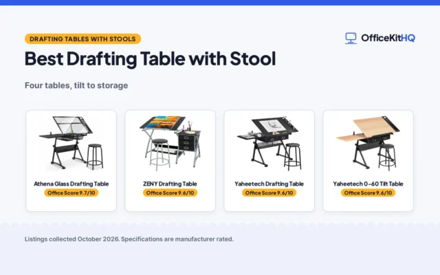 Best Drafting Table with Stool (2026): 4 Compared