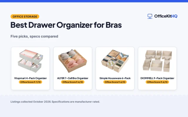 Best Drawer Organizer for Bras (2026): 5 Compared